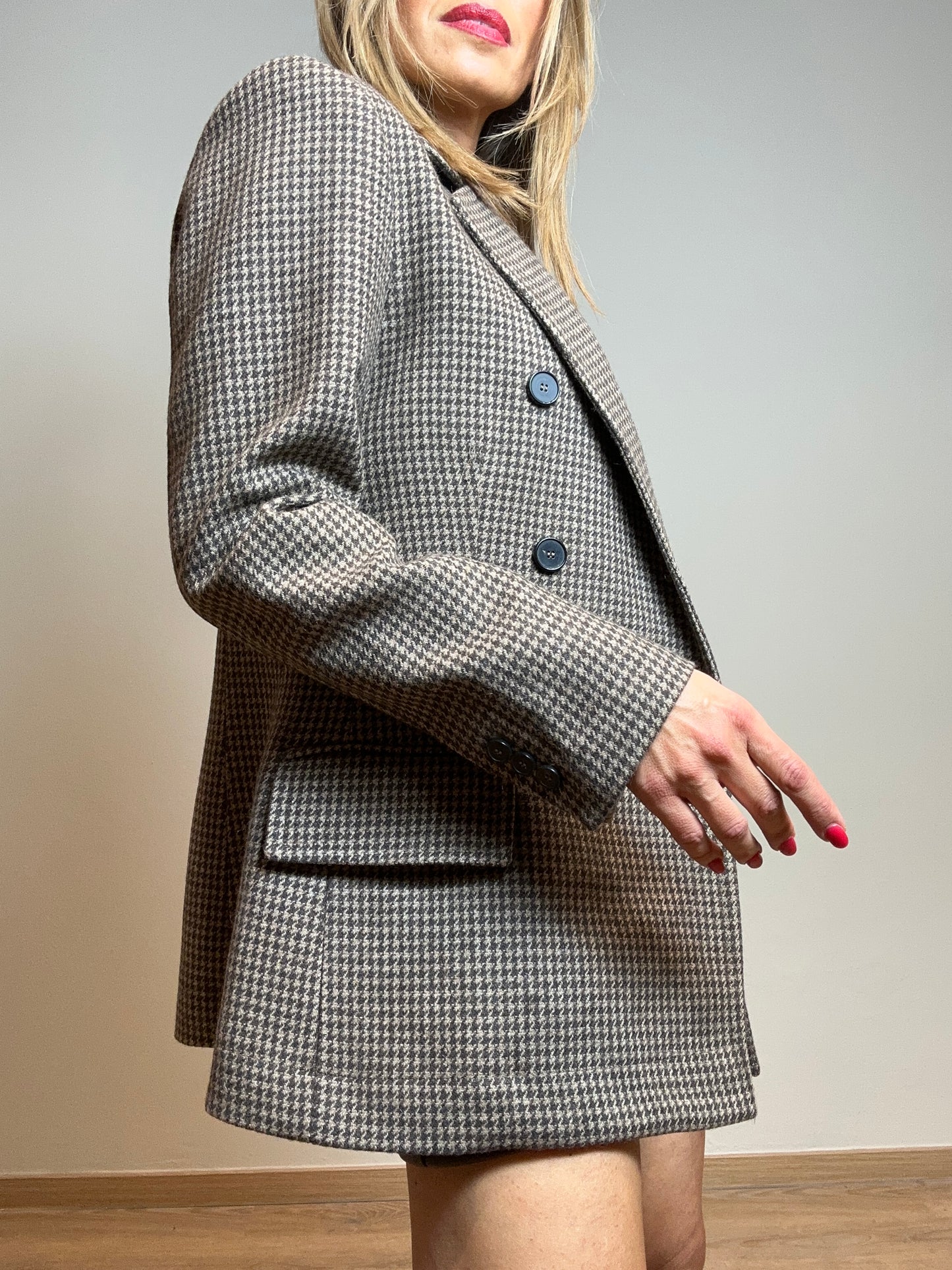 Blazer doppiopetto pied-de-paule